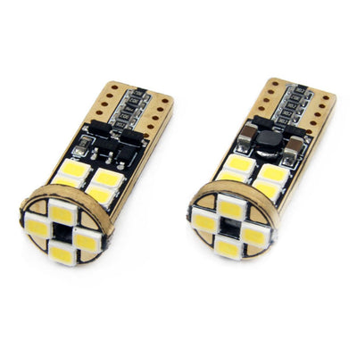 AMIO LED CANBUS 12SMD 2835 T10E (W5W) Weiß 12V/24 V