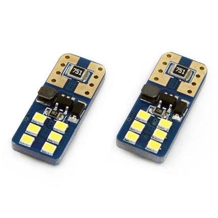 AMiO AMiO LED CANBUS 12SMD UltraBright 2016 T10e (W5W) Wit 12V/24V AMiO 4