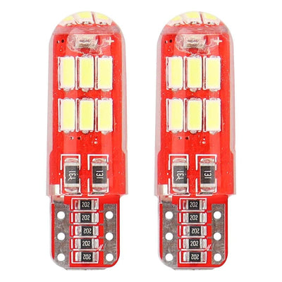 AMIO LED CANBUS 15SMD 4014 T10E (W5W) Silca White 12V