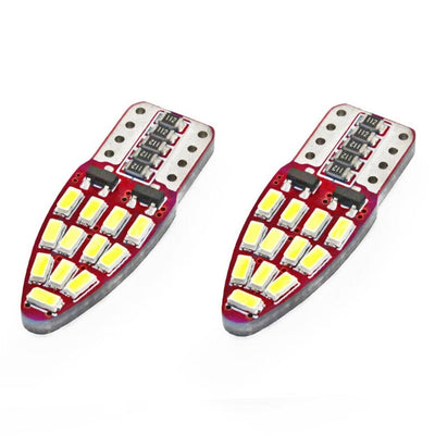 AMIO LED CANBUS 24SMD 3014 T10E (W5W) Weiß 12V