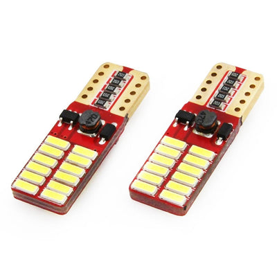 AMIO LED CANBUS 24SMD 4014 T10E (W5W) Weiß 12V/24 V