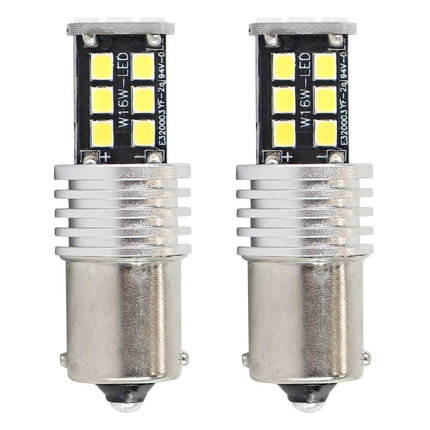 AMiO AMiO LED CANBUS 2835 15SMD 1156 BA15S P21W R10W R5W Wit 12V/24V AMiO 1