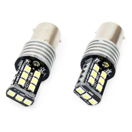 AMiO AMiO LED CANBUS 2835 15SMD 1156 BA15S P21W R10W R5W Wit 12V/24V AMiO 2