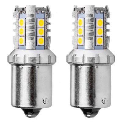 AMIO LED CANBUS 3030 16SMD 1156 BA15S P21W R10W R5W Weiß 12V/24 V