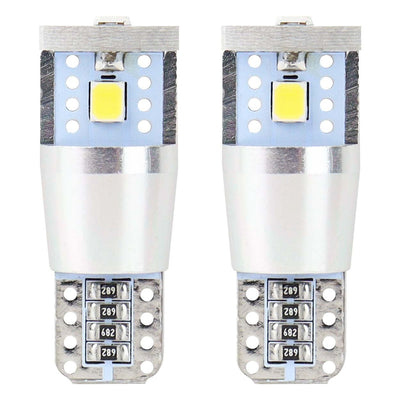 AMIO LED CANBUS 3SMD 2835 T10E (W5W) Alu White 12V/24 V