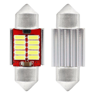 AMIO LED CANBUS 4014 10SMD FERTOEN C5W C10W C3W 31 mm Weiß 12V/24 V