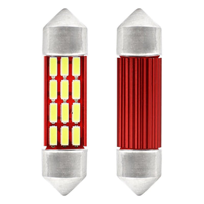 AMIO LED CANBUS 4014 12SMD FERTOEN C5W C10W C3W 36 mm weiß 12V/24 V