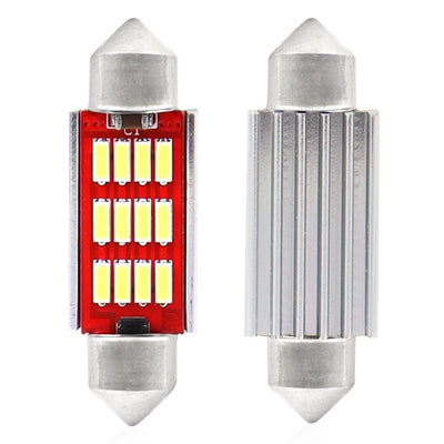 AMIO LED CANBUS 4014 12SMD FERTOEN C5W C10W C3W 36 mm weiß 12V/24 V
