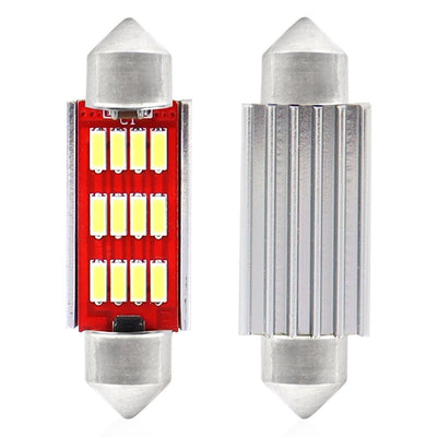 AMIO LED CANBUS 4014 12SMD FERTOEN C5W C10W C3W 41 mm Weiß 12V/24 V