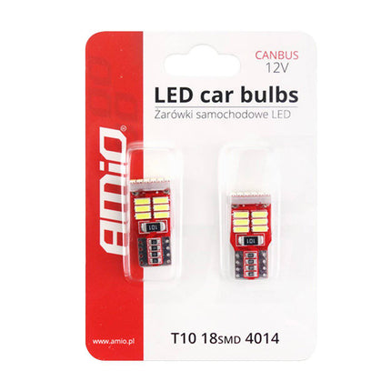 AMiO AMiO LED CANBUS 5SMD 5730 T10 (W5W) Wit AMiO 4