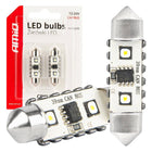 AMiO LED CANBUS lampen 12SMD Festoon C5W 3838 39mm Wit 12/24V - VCTparts.nl