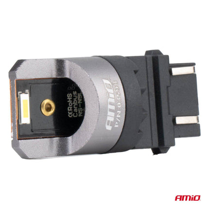 AMiO LED CANBUS PRO serie P27/7W 2x3157 SMD Wit 12V 24V - VCTparts.nl