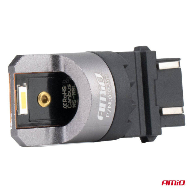 AMiO LED CANBUS PRO serie P27/7W 2x3157 SMD Wit 12V 24V - VCTparts.nl