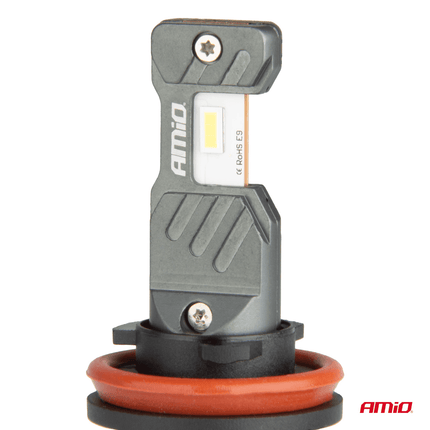 AMiO LED H8/H9/H11 Koplampen/Mistlampen Hybrid series Wit 6000K - 5600LM Canbus 60W - VCTparts.nl
