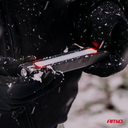 AMiO LED Inspectielampen Set 10x XTE+SMD 600mAh met Compact Ontwerp - USB Oplaadbaar en Multi - Lichtmodi - Voor Werkplaats Shop en Noodsituaties - VCTparts.nl