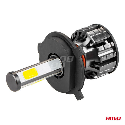 AMiO LED Koplampen COBserie H4 Dimlichten Wit - VCTparts.nl