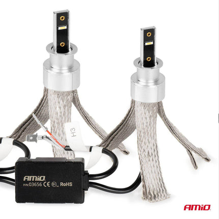 AMiO AMiO LED Koplampen FLEX+ Serie H3 canbus 6000K 12 - 24V Dimlichten Wit AMiO 3