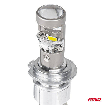 AMiO LED Koplampen FLEX+ Serie H7/H18 Lens Dimlichten Wit - VCTparts.nl