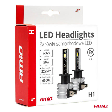 AMiO AMiO LED Koplampen H - mini Serie H1 Dimlichten Wit AMiO 3
