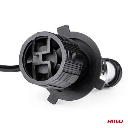 AMiO LED Koplampen H4/H19 PL - lensserie Dimlichten Wit - VCTparts.nl