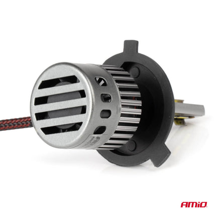 AMiO LED Koplampen K3 - serie H4/H19 12V 6000K CANBUS Dimlichten Wit - VCTparts.nl