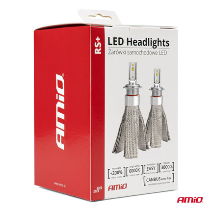 AMiO AMiO LED Koplampen RS+ Serie H1 – 50W Slimme Dimlichten in Wit AMiO 4