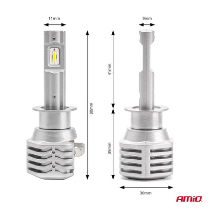 AMiO AMiO LED Koplampen X1 - serie H1 Dimlichten Wit AMiO 4