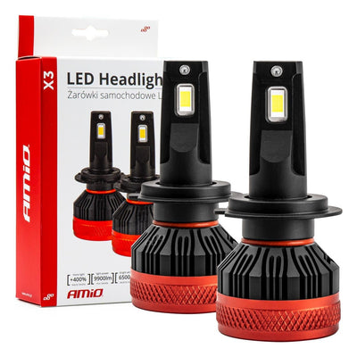 AMIO -LED -Scheinwerfer x3serie H7/H18 Dimlights White