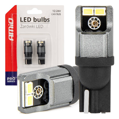 AMIO LED -Lampen Canbus 2016 3020 4SMD T10 W5W W10W 12V/24 V