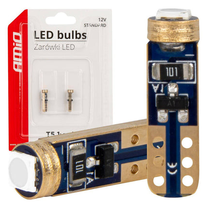 AMiO AMiO LED - LAMPEN STANDAARD Blauw T5 12V 3030 1LED HP Zonder Polariteit AMiO 4