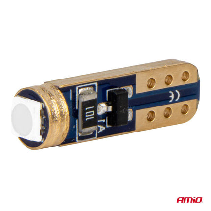 AMiO AMiO LED - LAMPEN STANDAARD Blauw T5 12V 3030 1LED HP Zonder Polariteit AMiO 3