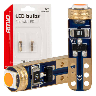 AMIO -LED -Lampen Standard Red T5 12V 3030 1LED HP