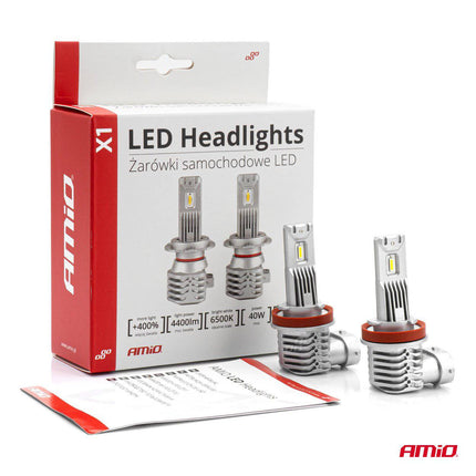 AMiO AMiO LED Mistlichten X1 - serie H8/H9/H11/H16 Wit AMiO 7