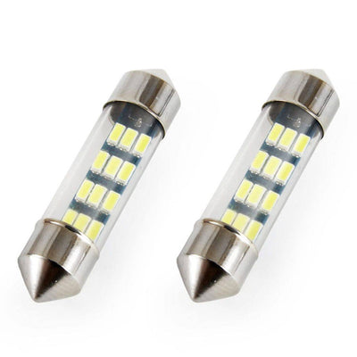 AMIO LED Standard 3014 12SMD Festoen C5W C10W C3W 36 mm weiß 12V