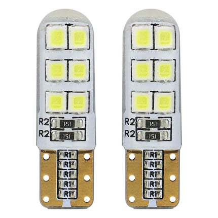 AMiO AMiO LED STANDAARD T10 W5W 12xSMD 2835 12V Zilver AMiO 2