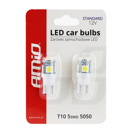 AMiO AMiO LED STANDAARD T10 W5W 5xSMD 5050 12V AMiO 3