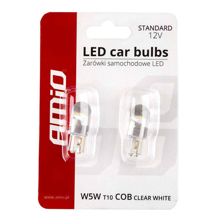AMiO AMiO LED STANDAARD T10 W5W COB HPC 12V Helder wit AMiO 5