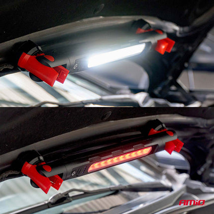 AMiO LED Werklamp met Magneet en Klem 4000mAh - Inspectielamp voor Garage en Werkplaats AMiO 2