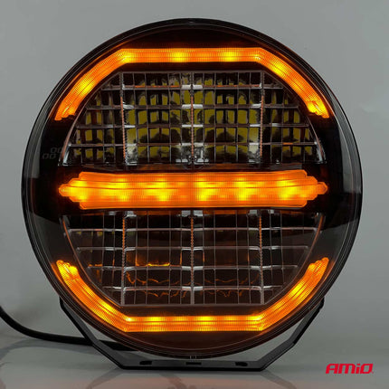 AMiO LED Werklicht Verstraler 112W 12V - 24V Lange - afstandslamp met Positielicht voor Vrachtwagen, Offroad, Bouw en Landbouw - VCTparts.nl