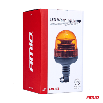 AMiO AMiO LED Zwaailamp Waarschuwingslamp WAR09P - ECE R65 R10 39LED 12/24V IP56 Oranje AMiO 2