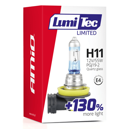 AMiO AMiO LumiTec Silver Halogeen Dimlicht +130% H11 12V 55W (1 stuk) AMiO 2