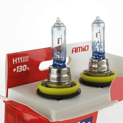 AMiO AMiO LumiTec Silver Halogeen Dimlicht +130% H11 12V 55W (set) AMiO 4