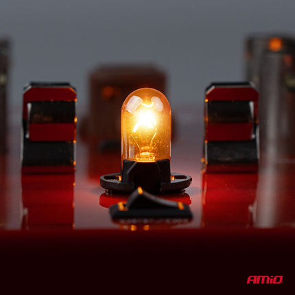 AMiO LumiTec WY5W Chrome Off - Road Halogeen Autolampen – W2.1x9.5d 12V 5W Trillings - en Hittebestendig(2 stuks) - VCTparts.nl