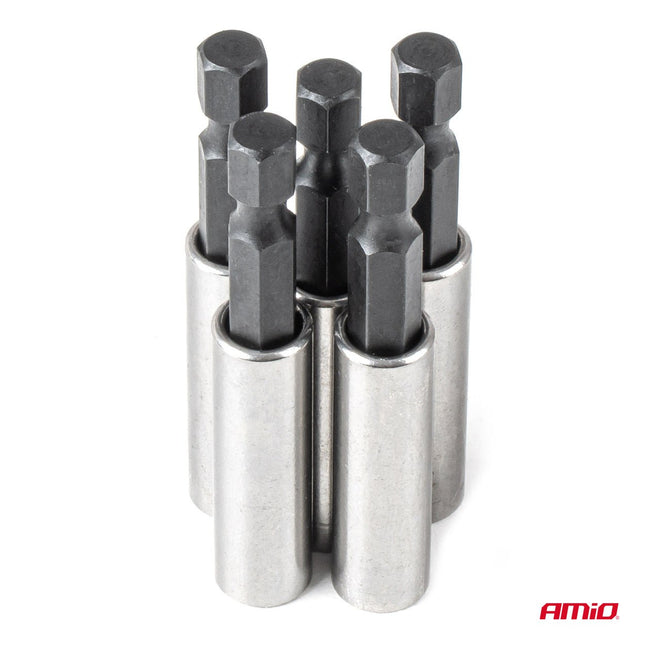 AMiO AMiO Magnetische Bithouders Set 5 - delig - HEX 1 - 4 inch Staal AMiO 2