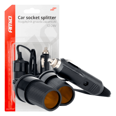 AMIO Multifunktional Zigarette leichterer Splitter 12/24 V für Auto und LKW