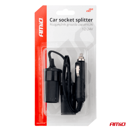 AMiO AMiO Multifunctionele Sigarettenaansteker Splitter 12/24V voor Auto en Vrachtwagen AMiO 3