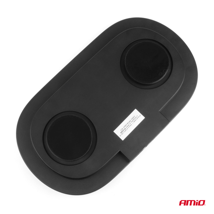 AMiO AMiO Oranje LED Batterij Zwaailicht Noodverlichting met Afstandsbediening en Dubbele Magneet 12/24V Oplaadbaar - ECE R65 en R10 gecertificeerd openbare weg AMiO 9