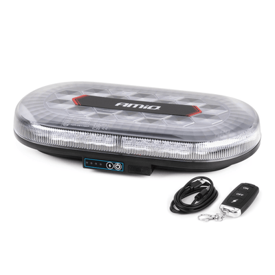 Amioorange -LED -Batterie blinkende Lichtbeleuchtung mit Fernbedienung und Magnet 36LED 12/24 V wiederaufladbar