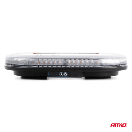 AMiO AMiO Oranje LED Batterij Zwaailicht Noodverlichting met Afstandsbediening en Dubbele Magneet 12/24V Oplaadbaar - ECE R65 en R10 gecertificeerd openbare weg AMiO 2