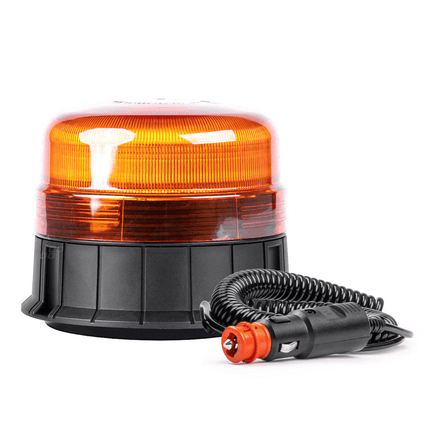 AMiO AMiO Oranje LED Zwaailicht Noodverlichting met Magneet 39LED 12/24V met Krulsnoer AMiO 9